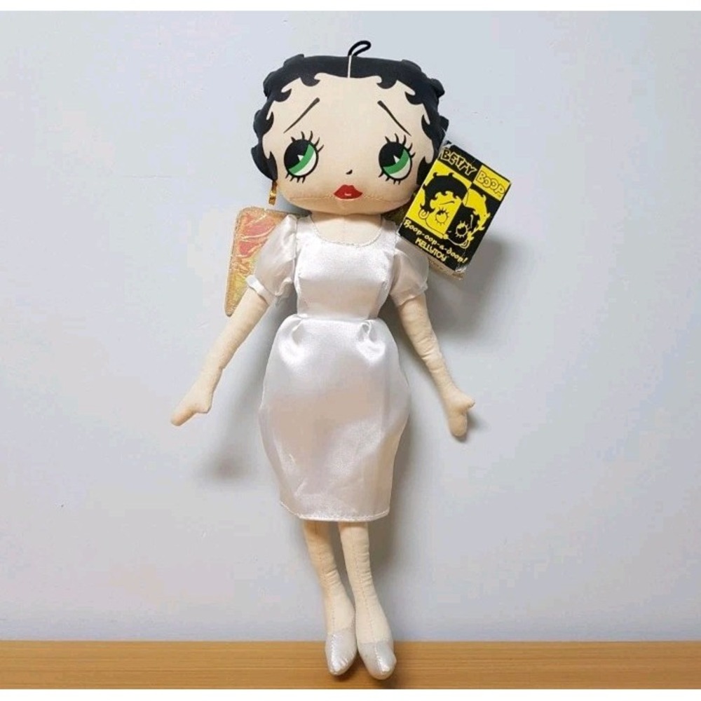 2003 Betty Boop Angel‎ Wings Plush with white Dress